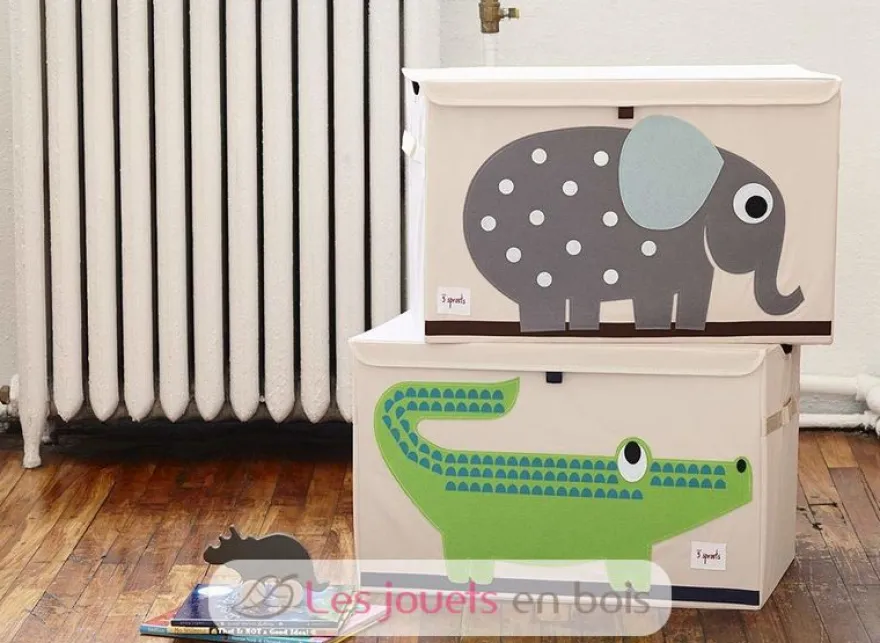 Coffre à jouets Crocodile - 3 Sprouts