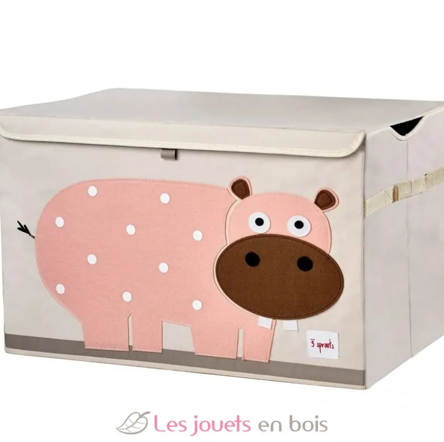 Coffre à jouets Hippo - 3 Sprouts