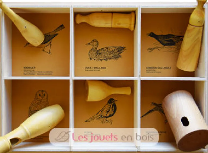 Coffret 6 appeaux - Oiseaux Ouest Americain - Quelle est Belle Company