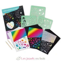 Coffret artistique tableaux à gratter - Hape Toys