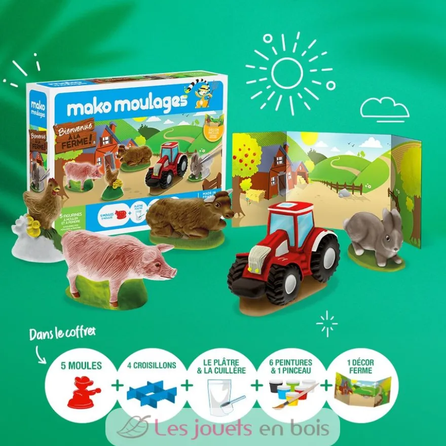 Coffret Bienvenue à la Ferme - Mako Créations