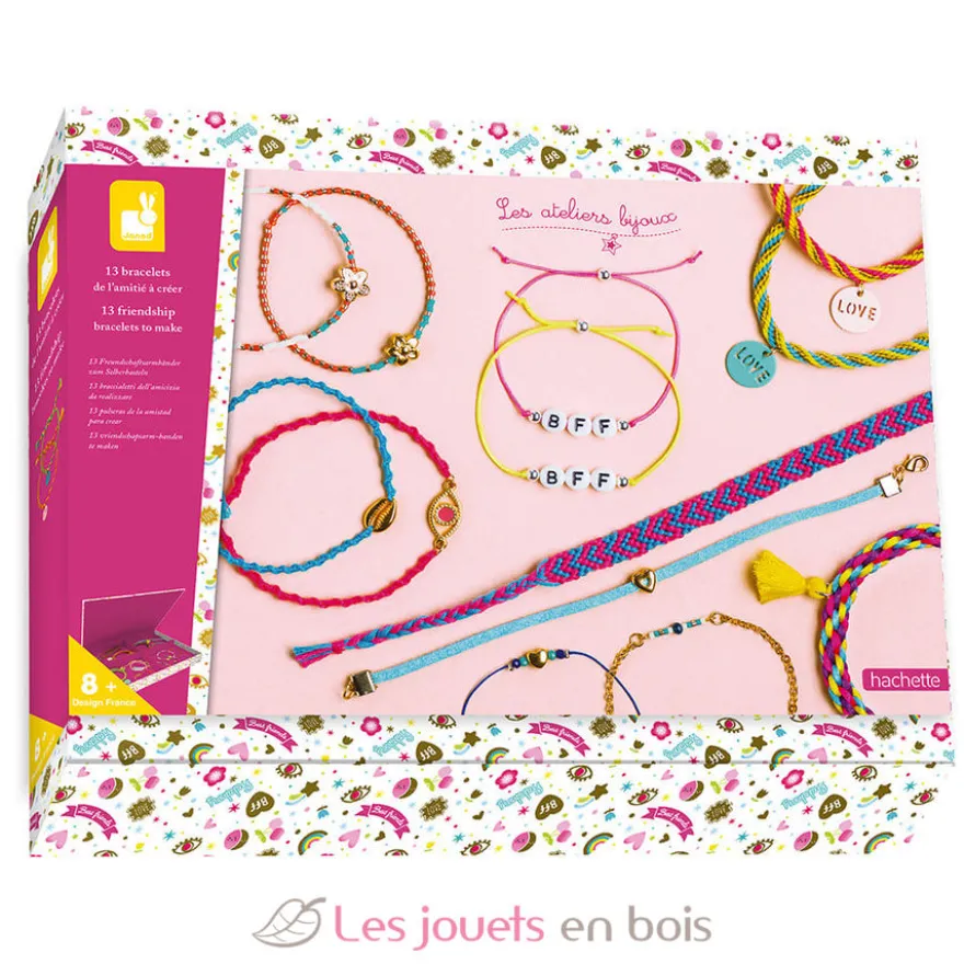 Coffret 13 bracelets de l'amitié à créer - Janod