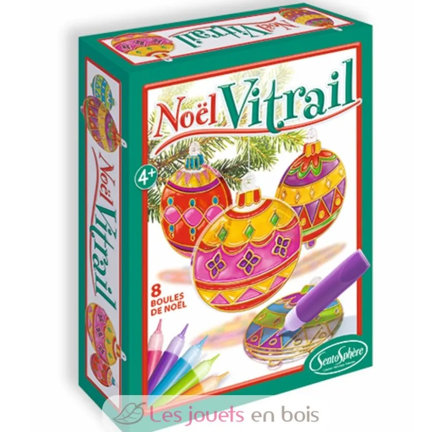 Coffret créatif Noël Vitrail - Sentosphère