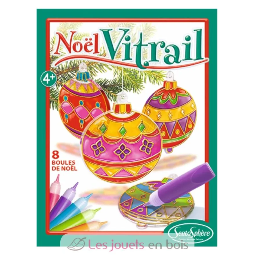 Coffret créatif Noël Vitrail - Sentosphère