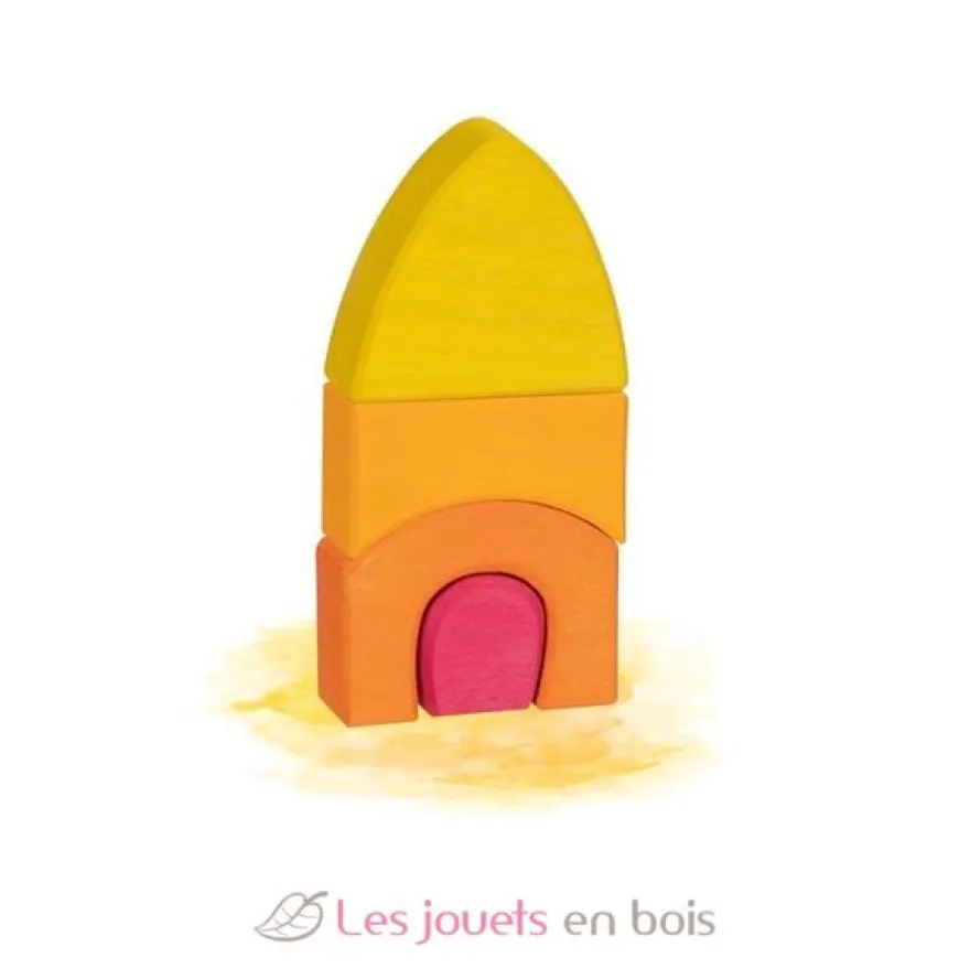Coffret de construction Morgana en bois coloré - Goki