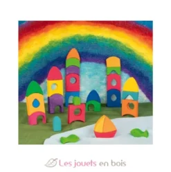 Coffret de construction Morgana en bois coloré - Goki