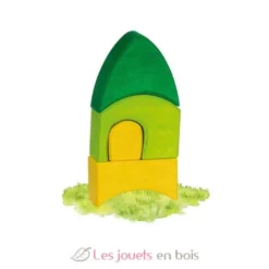 Coffret de construction Morgana en bois coloré - Goki