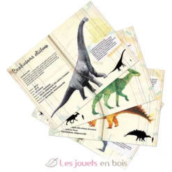Coffret de 21 magnets dinosaures - Vilac