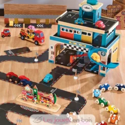 Coffret de 4 voitures en bois City - Vilac