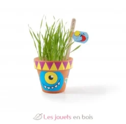 Coffret DIY - Je fabrique mes pots monstres - Radis et Capucine