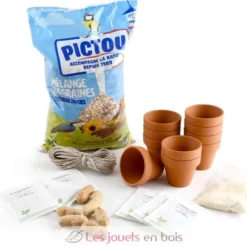 Coffret DIY - 10 mangeoires à oiseaux - Radis et Capucine
