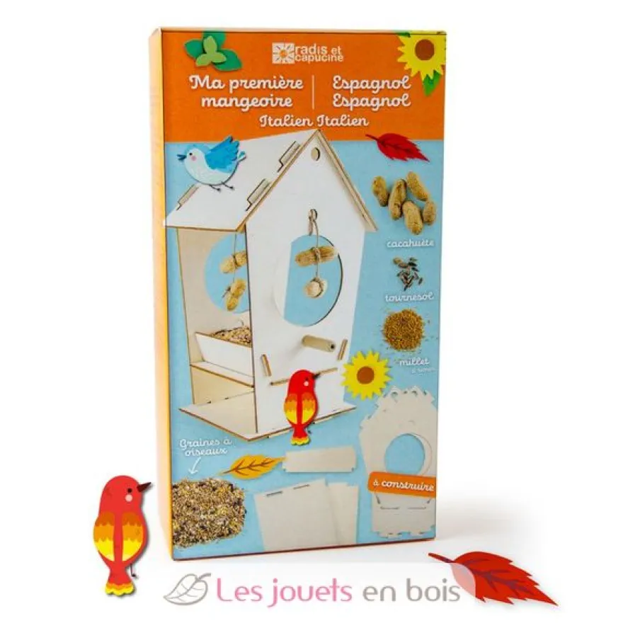 Coffret DIY - Ma Première Mangeoire - Radis et Capucine