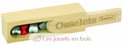 Coffret en bois - Osselets - Jeujura
