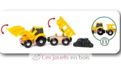 Coffret 3 engins de chantier - Brio