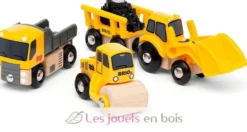 Coffret 3 engins de chantier - Brio