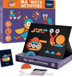 Coffret 92 formes magnétiques - Mideer
