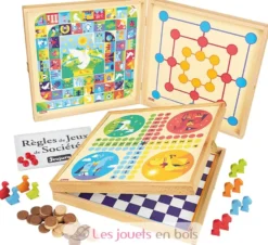 Coffret Jeux de Société 50 règles - Jeujura