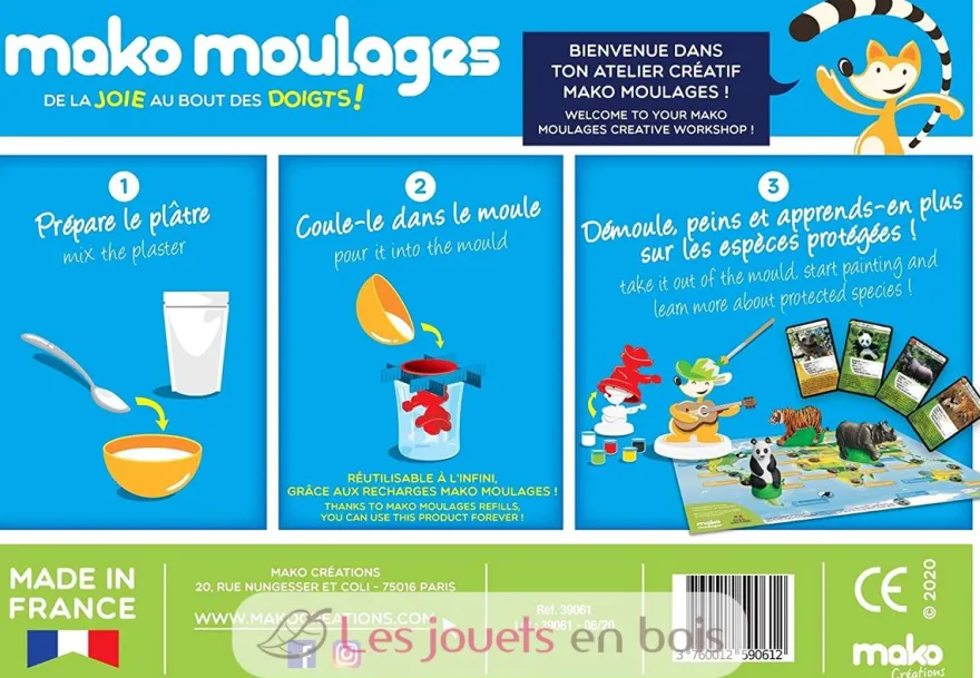 Coffret Les Espèces Protégées - Mako Créations