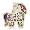 Coffret licorne perles en bois - Dès 4 ans - Sycomore