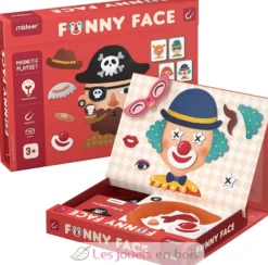 Coffret magnétique Funny Face 56 pcs - Mideer