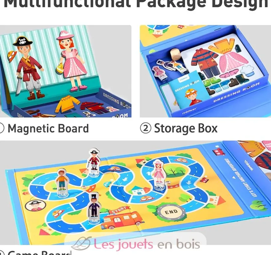 Coffret magnétique Je me déguise - Mideer