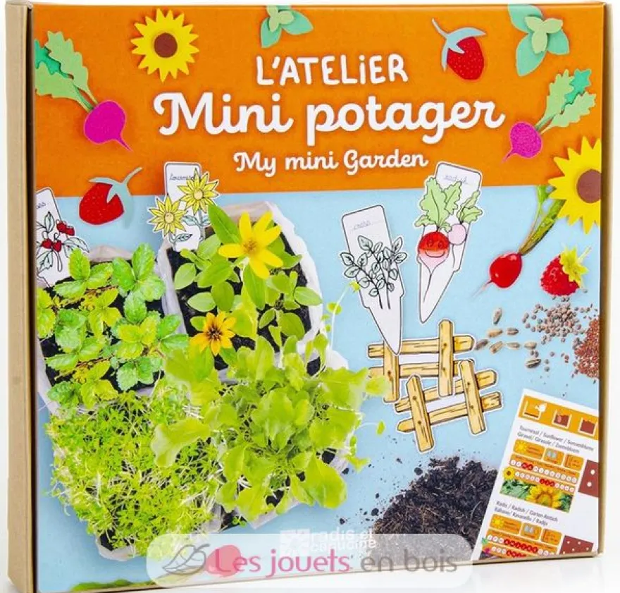 Coffret Mini Potager - Radis et Capucine