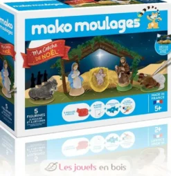 Coffret moulage Crèche de Noël - mako moulages
