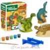 Coffret moulage 3 dinosaures - mako moulages