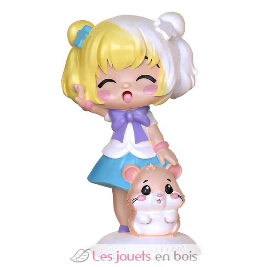Coffret moulage Fillette et son hamster - mako moulages