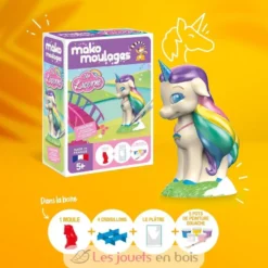 Coffret moulage Ma licorne Arc-en-ciel - mako moulages