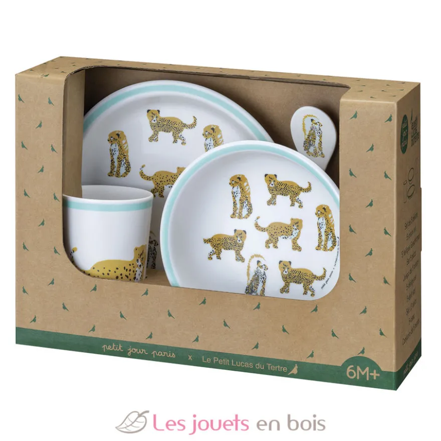 Coffret 5 pièces Jaguar savane - Petit Jour
