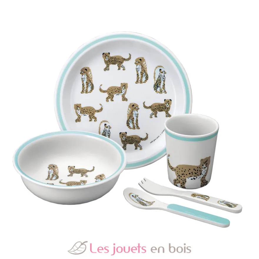 Coffret 5 pièces Jaguar savane - Petit Jour