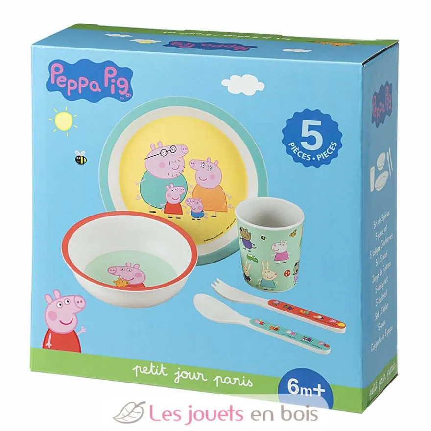 Coffret 5 pièces Peppa Pig - Petit Jour
