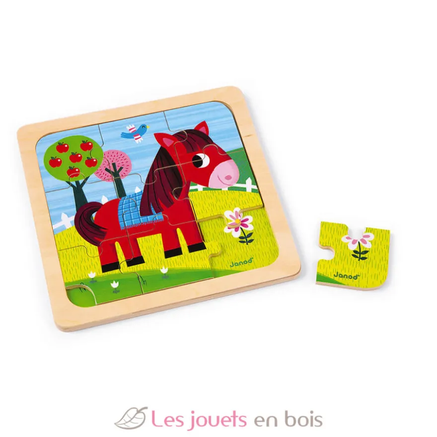 Coffret 3 puzzles - Tornado, Titus et Felix - Janod