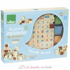 Coffret tampons Ma première imprimerie - Vilac