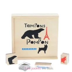 Coffret tampons Pompon - Vilac