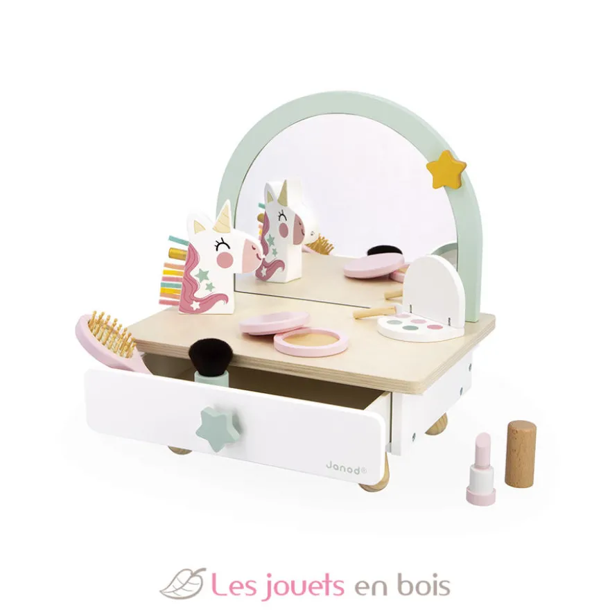 Coiffeuse de table en bois Licorne - Janod