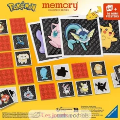 Collectors' memory Pokémon - 64 cartes et 16 mini posters - Ravensburger