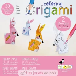 Coloring Origami - Lièvre - Fridolin
