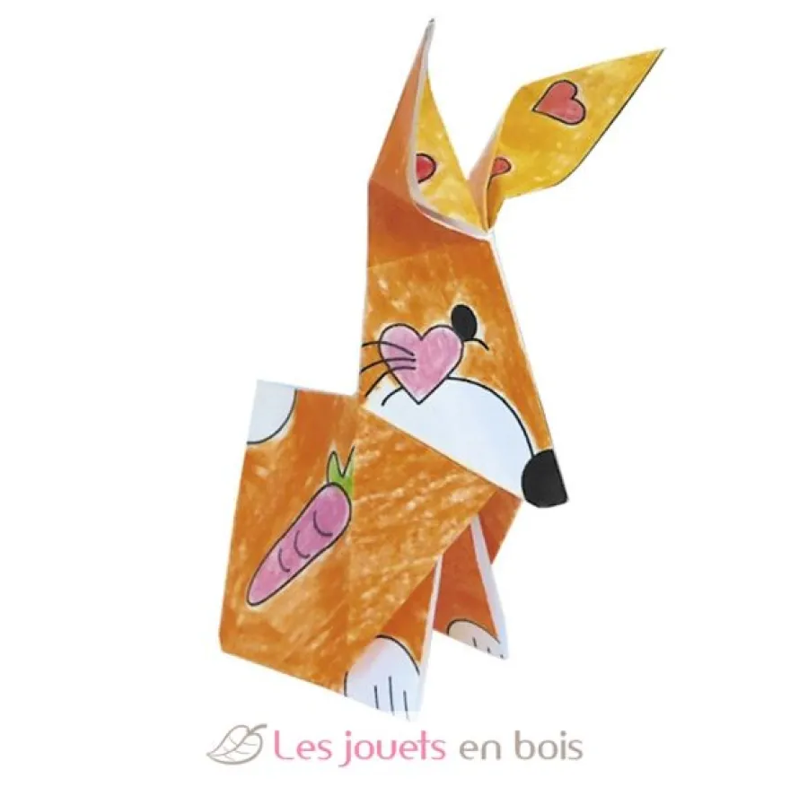 Coloring Origami - Lièvre - Fridolin