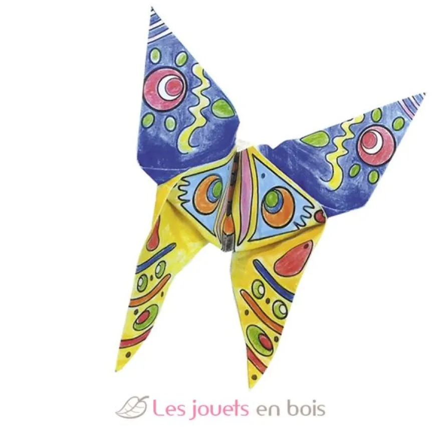 Coloring Origami - Papillon - Fridolin