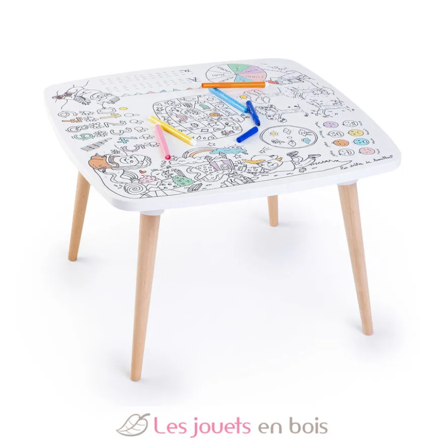 Coloritable L'Atelier des artistes - Les Drôles de Bouilles