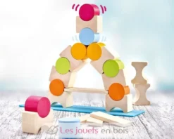 Coloro blocs de construction en bois - Selecta