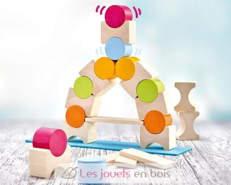 Coloro blocs de construction en bois - Selecta