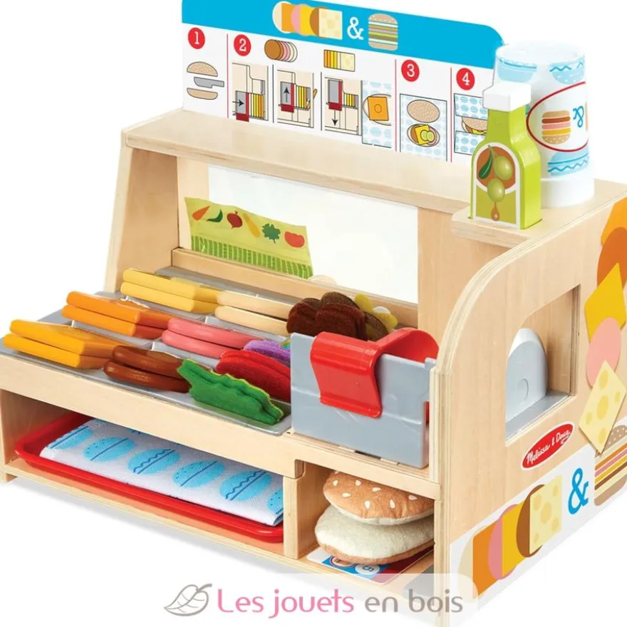 Comptoir à sandwichs en bois - Melissa & Doug