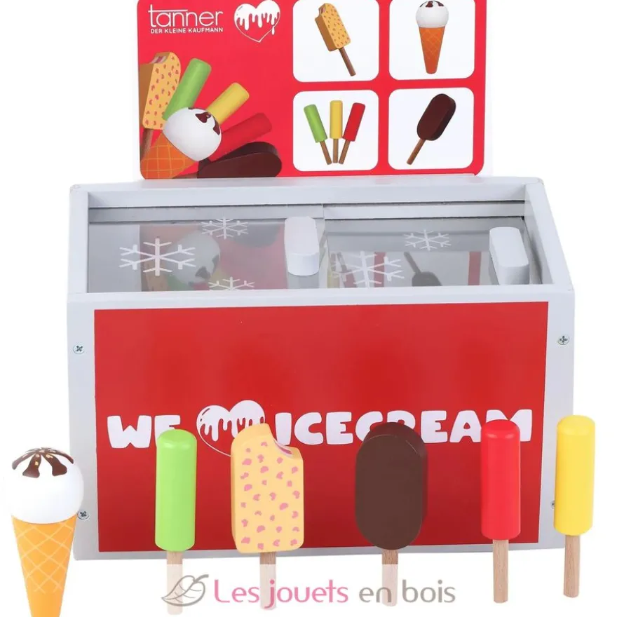 Congélateur à glaces en bois - Tanner