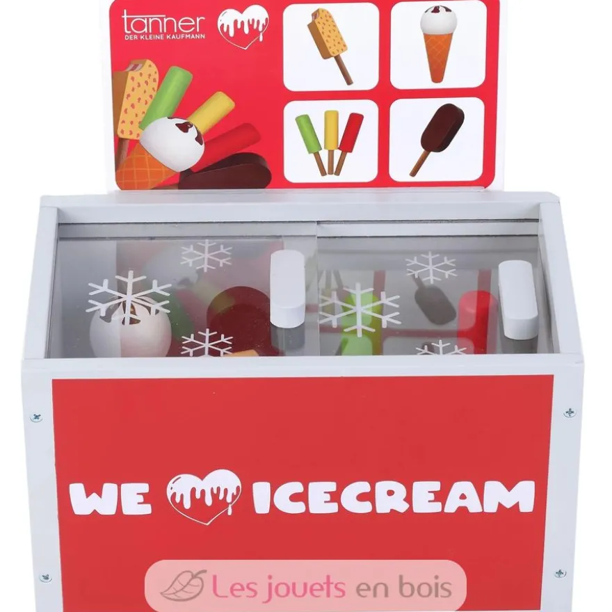 Congélateur à glaces en bois - Tanner