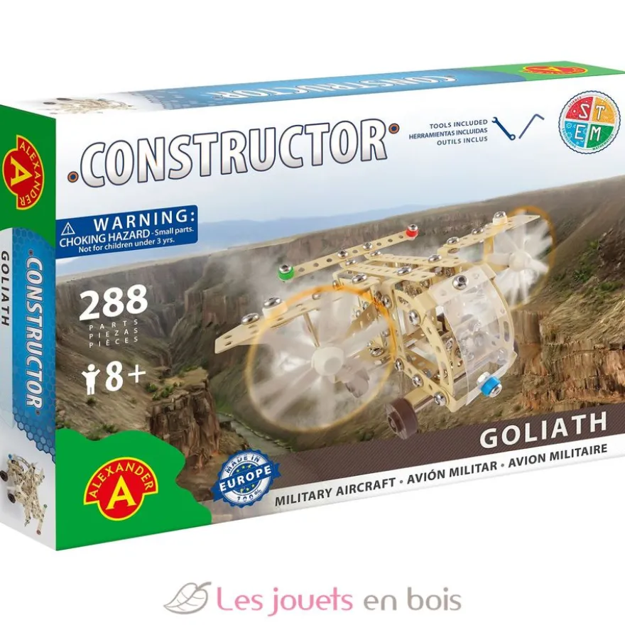 Constructor Goliath - Avion militaire - Alexander Toys
