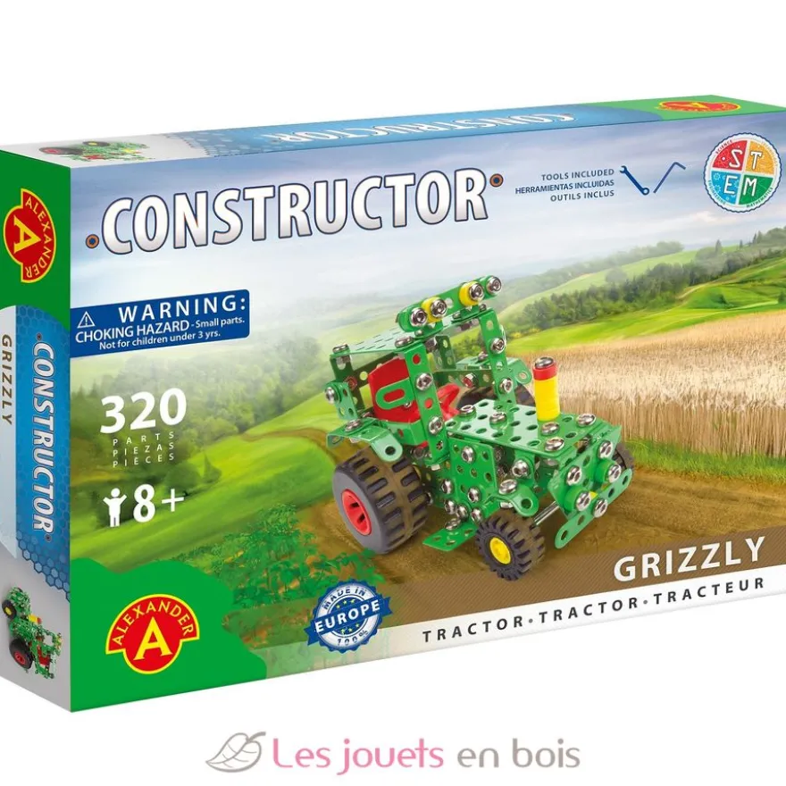 Constructor Grizzly - Tracteur - Alexander Toys