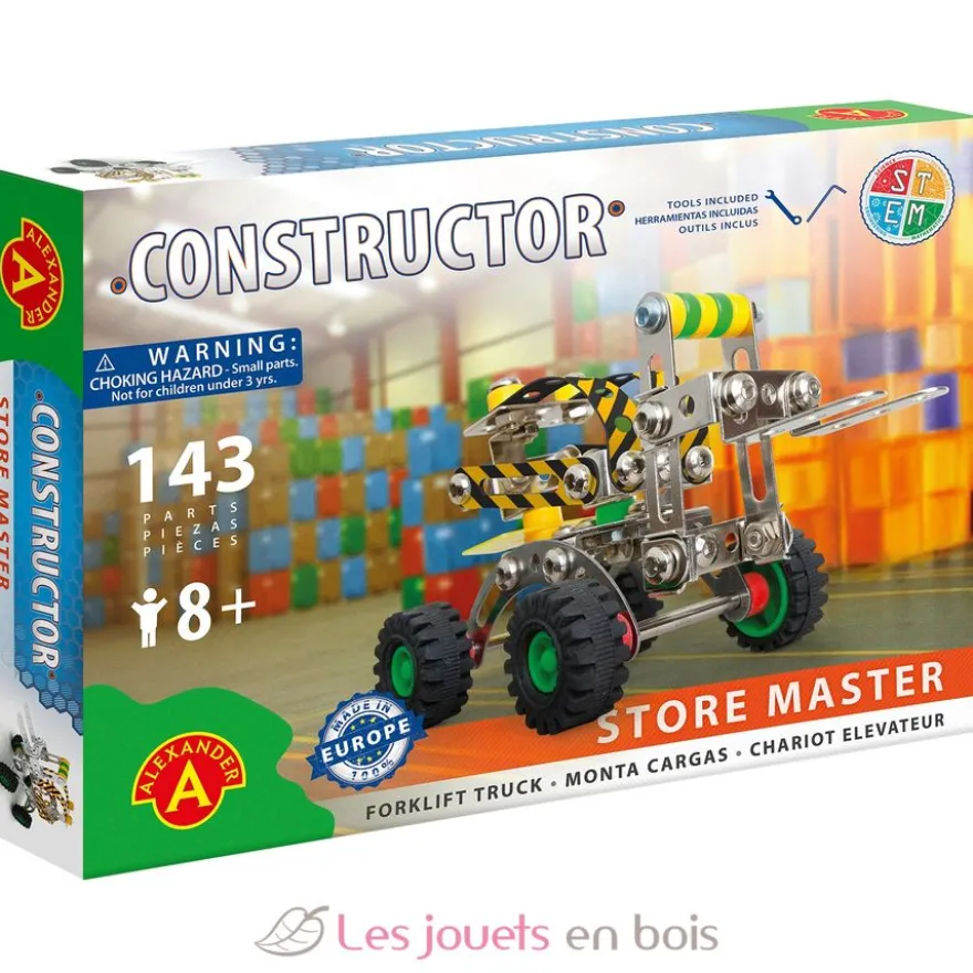 Constructor Store Master - Chariot élévateur - Alexander Toys